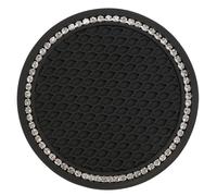 Sottobicchiere per auto in PVC Tappetini per tazza auto Bling Glitter inserto acrilico sottobicchiere cristallo interno slip accessori per veicoliDurevole e alla moda