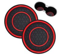 Sottobicchiere per auto per tazza - Set di 2 protezioni per auto antiscivolo, tappetino impermeabile assorbente, lavabile per tutto il territorio, carpooling, viaggi giornalieri