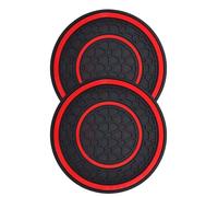 Sottobicchiere per auto per tazza | Set di 2 sottobicchieri per bevande auto - Tappetino impermeabile assorbente lavabile per tutto il territorio carpooling viaggi viaggi viaggi giornalieri