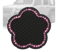 Sottobicchiere portabicchieri per auto, tappetino portabicchieri per auto,Sottobicchiere porta PC per con strass scintillanti - Tappetino per tazza automobilistico di per donna e ragazza, sottobi