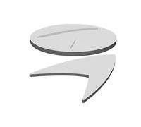 Sottobicchiere Star Trek TNG Badge Next Generation Stampato 3D Decorazione