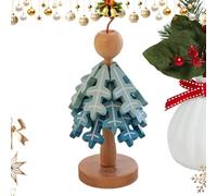 Sottobicchieri a forma di albero di legno Set Sottobicchieri resistenti al | Set di sottobicchieri per albero di Natale adatto per casa ristorante appartamento cucina pentole bevande piatti piatti Ko
