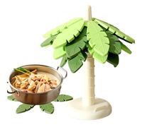 Sottobicchieri a forma di albero | Sottobicchieri di design ad albero, tappetini antiscivolo e per utensili da cucina, piani di lavoro e arredo cuc