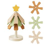 Sottobicchieri albero,Set di sottobicchieri per albero di Natale | Estetico Pieghevole Silicone Tovaglietta Resistente al Calore Per Tavola Cucina Bicchieri
