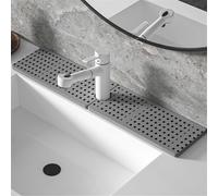 Sottobicchieri assorbenti in diatomite da 60 cm, per 2 pezzi, 1 set di tappetini da 60 cm, adatti per cucina e bagno, caratteristiche secchezza realizzati in terra di diatomee (grigio C)