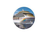 Sottobicchieri assorbenti per bevande da crociera, sottobicchieri rotondi in diatomee da 4 pollici, set di 4 sottobicchieri riutilizzabili