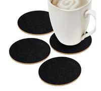Sottobicchieri assorbenti | Sottobicchiere assorbente in feltro | Tappetino decorativo antiscivolo da tavolo - per cucina, soggiorno, tavolo da pranzo, mensola, bar, scrivania, appartamento, ufficio