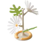 Sottobicchieri Con Motivo Floreale | Protezione Termica Treppiede a Forma Di | Set Di Sottopentola In Silicone Antiscivolo | per Caldi Ciotole Controsoffitto Cucina e Teiere