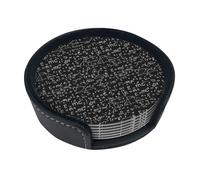 Sottobicchieri con supporto per bevande 6 pezzi Sottobicchieri impermeabili resistenti al calore Proteggono il tavolo dalle macchie Regalo di inaugurazione della casa Compatibile con le formule del