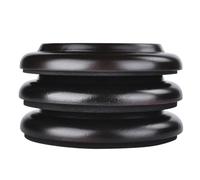 Sottobicchieri da incasso con ruota per pianoforte, Brown | Set 3 tazze supporto in legno per la cura dei pavimenti duri nelle aule didattiche, negli studi e nel