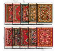Sottobicchieri da Tavolo in Stile Tappeto Orientale, Un Set di 10 Sottopiatti per Bevande da , Eleganti Tappeti in Tessuto per Cucina e Accessori da Ufficio