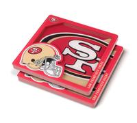 Sottobicchieri della serie NFL San Francisco 49ers 3D Logo YouTheFan