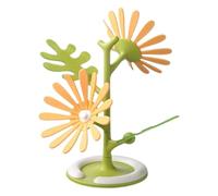 Sottobicchieri di fiori - Brink Coasters | Coltelli floreali, polpette di silicone senza slittamento, treppiede di protezione contro il calore, placemat isolante per piatti caldi ciotole