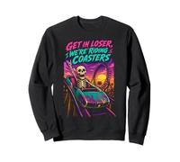 Sottobicchieri Divertenti con Scritta Get in Loser Were Riding Coasters Felpa