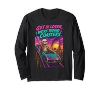 Sottobicchieri Divertenti con Scritta Get in Loser Were Riding Coasters Maglia a Manica