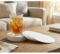 Sottobicchieri in carta usa e getta esplanade (set di 100) - Usa e getta sottobicchieri di carta reversibili, ideali per bar, hotel, ristoranti e feste.