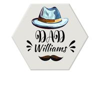 Sottobicchieri in Ceramica Personalizzati con Foto e Testo, Sottobicchieri Personalizzati per Bevande Caffè, Bar di Casa, Sottobicchieri con Base in Sughero, Bar di Casa, Matrimonio, Compleanno