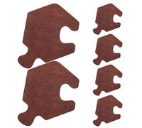 Sottobicchieri in legno da 6 pezzi per bevande a forma esagonale per tazze da