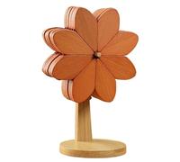 Sottobicchieri in legno,Mulini a antiscivolo | Sottobicchieri mulini a per pentole e padelle calde,Per cucina per la casa tavolo di campagna ufficio di caffè pentole