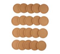 Sottobicchieri in legno premium antiscivolo sughero set da 5/10/20 per tazza caf