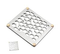 Sottobicchieri in metallo, da tavola in acciaio inossidabile, supporto per bevande da esterno, design antiscivolo, materiale di lunga durata, ideale per Natale, vacanze, compleanni, viaggi