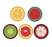 Sottobicchieri in morbido fango diatomico con triplo strato di assorbimento d'acqua e proprietà resistenti al calore, con base in gomma antiscivolo (D)