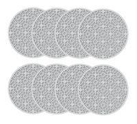 Sottobicchieri in silicone antiscivolo e assorbenti perfetti per qualsiasi set d