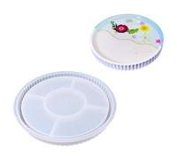 Sottobicchieri in silicone flessibile e robusto in resina epossidica a forma di fiore, per artigianato e decorazione della casa