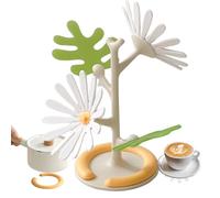 Sottobicchieri in silicone, protezione contro il calore, a forma di - Sottopentola antiscivolo per caldi, per piatti, ciotole, bevande, stoviglie, piano di lavoro