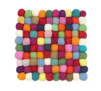 Sottobicchieri in silicone, Sottobicchieri in feltro di lana fatti a mano, pallina fai da te, tovaglietta musicale, tappetino isolante, sottobicchieri in , in assorbenti, spessi-B(B (4 Pieces))