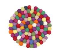 Sottobicchieri in silicone, Sottobicchieri in feltro di lana fatti a mano, pallina fai da te, tovaglietta musicale, tappetino isolante, sottobicchieri in , in assorbenti, spessi-B(A (4 Pieces))