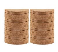 Sottobicchieri in Sughero per Bevande, Rotondi Sottobicchieri Antiscivolo Resistenti al Calore Lavabili, Adatti per Casa, Bar, Caffetteria, Azienda, 9 cm(100pcs)