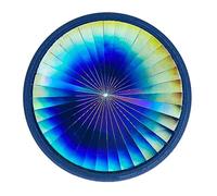 Sottobicchieri olografici in resina stampo rotondo in silicone di Natale fiocco di neve luce e ombra tappetino decorazione per la casa olografica sottobicchieri stampi per resina