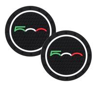 Sottobicchieri per auto, 2 pezzi, Universale Sottobicchieri Portabevande per Auto Antiscivolo Impermeabile Portabicchieri, per auto, antiscivolo, per tazze da caffè, accessori per interni auto