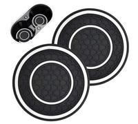 Sottobicchieri per auto, set di 2 sottobicchieri per bevande auto, tappetino impermeabile assorbente, lavabile per tutto il territorio, carpooling, viaggi giornalieri