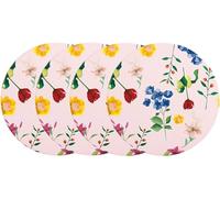 Sottobicchieri per bevande Maxwell & Williams Teas & C's con design Contessa, ceramica, rosa, 9,5 cm, set da 4 pezzi
