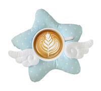 Sottobicchieri per bevande, motivo di stelle, resistenti al calore, riutilizzabili, per bevande, protezione creativa per tavolo, scrivania, casa, cucina, bar, compleanno, inaugurazione della casa