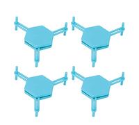Sottobicchieri per Bevande, Sottobicchiere Esagonale in Plastica da 4 Pezzi, Sottobicchiere Regolabile, Porta Sottobicchiere Esagonale con Sottobicchieri Salvaspazio per Tavolo