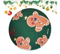 Sottobicchieri per biscotti di pan di, sottobicchieri di Natale, posacenere di pan di, tappetino antiscivolo per tavolo, casa