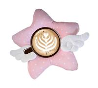 Sottobicchieri per tazze - design a forma di a stelle, resistenti al calore, riutilizzabili, per decorazione da tavolo, bar, scrivania, caffè, festa di calore, compleanno, casa