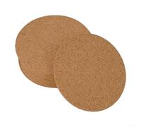 Sottobicchieri protettivi rotondi in sughero, diametro 9 5 cm, spessore 3 mm, perfetti per l'uso con bicchieri, tazze e altro (12 pezzi rotondi)