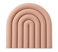Sottobicchieri resistenti al calore, sottopentola in silicone, sottobicchieri resistenti al calore, tappetino isolante a tazza iridica per cucinare e cuocere