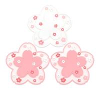 Sottobicchieri Sakura Fiore di Ciliegio Set 2 Pezzi, Sottobicchiere Decorativo Rosa e Bianco Stile Kawaii, Sotto Bicchieri Antiscivolo in PVC Lavabili, Coasters per Tavolo, Cucina, Casa, Ufficio