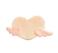 Sottobicchieri Tappetino da tavolo scozzese antiscottatura 2 pezzi | Dolce ala d'angelo bevanda cuore sottobicchiere decorazione da scrivania(Color1)