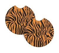Sottobicchieri universali per auto, motivo: leopardo di tigre arancione (1) - Sottobicchieri universali per camion, SUV, furgoni, barche