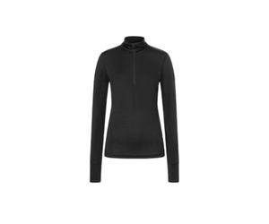 Sottocamicia a maniche lunghe 1/4 zip donna super.natural Arctic230 Noir XL