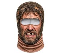 Sottocasco da sci per uomo, design realistico del viso della nonna | Divertente copriviso da sci, copricapo elastico, vestibilità leggera con protezione dal vento, per gite all'aperto