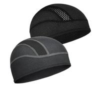 Sottocasco Moto, 2 Pezzi Sottocasco Moto Estivo, Sottocasco Bici Estivo Sottocasco, Bandana Sport, Traspirante sotto Casco Cuffia da Ciclismo Bandana Sportivo Berretto Sport Uomo Donna