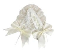 Sottoculture Fascia per capelli in pizzo Anime Costume Fascia per capelli per donne Ragazza Party Headwrap 2000s Dolce Pizzo Bowknot Ampia fascia