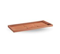 Sottofioriera Classica Rettangolare 80 cm Terra di Siena